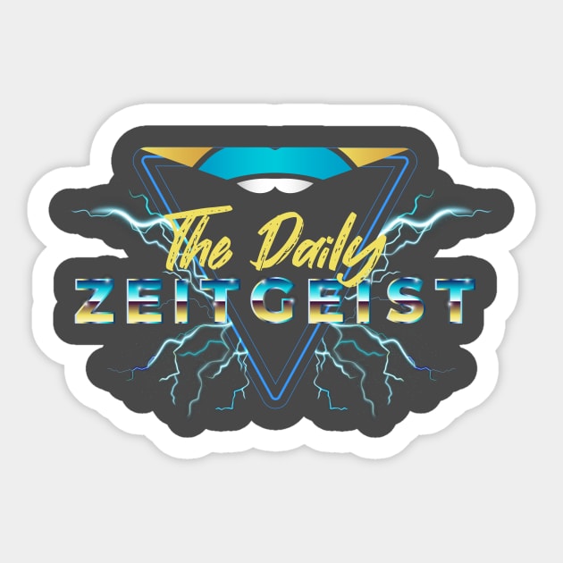 The Daily Zeitgeist Vintage Sticker by The Daily Zeitgeist